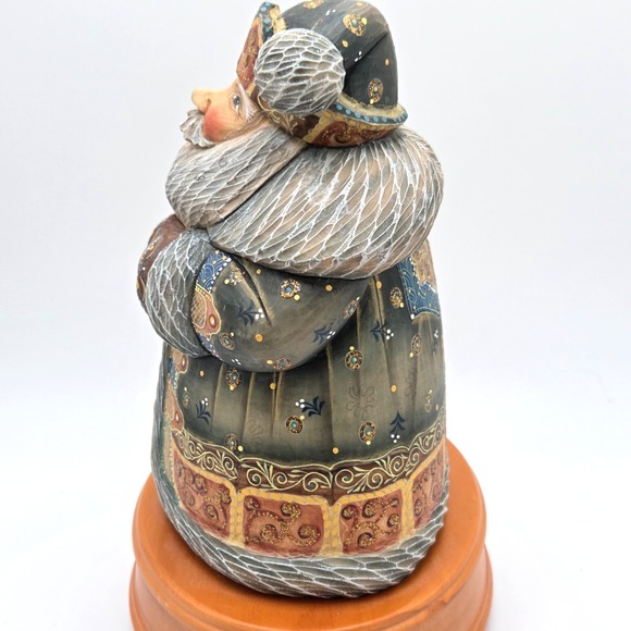 G. DeBrekht Frosted Santa‎ 2002 Regal Music Series Musical Rotating Ceramic Rare - Picture 7 of 8
